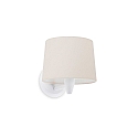 wall luminaire CONGA E27 IP20, beige, white matt 