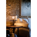 Faro table lamp MAMBO E27 IP20, black matt 