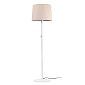floor lamp SAMBA E27 IP20, beige, white matt 