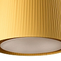Faro pendant luminaire SAMBA E27 IP20, yellow, black matt 