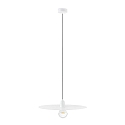 pendant luminaire PLAT E27 IP20, white matt 