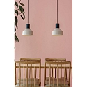 Faro pendant luminaire KOMBO E27 IP20, beige, black matt 