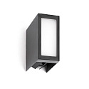 Faro outdoor wall luminaire LOG LED IP54, dark grey 
