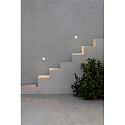 Faro outdoor wall luminaire DART SQ LED IP65, white matt 