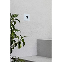 Faro outdoor wall luminaire DART SQ LED IP65, white matt 