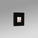 outdoor wall luminaire DART SQ LED IP65, black matt 
