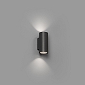 Faro outdoor wall luminaire THON 2 flames LED IP55, dark grey 