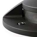 Faro floor lamp LOTH 4 flames LED IP67, black matt 