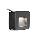 wall recessed luminaire NASE SQ down, square, switchable IP44