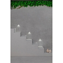 Faro outdoor wall luminaire KEENAN LED IP67, nickel matt 