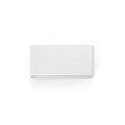 outdoor wall luminaire ADAY 2 flames LED IP54, white matt 