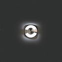 Faro floor recessed luminaire KANE 2 2-fold, round IP67, stainless steel, satined 
