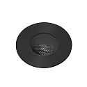 floor recessed luminaire GRUND 92 (INCL HONEYCOMB) 350MA round, rigid, passable IP67, black, anodised dimmable
