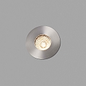floor recessed luminaire GRUND 80 (INCL HONEYCOMB) 350MA round, rigid, passable IP67, stainless steel, satined dimmable