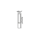 bollard lamp AGRA 650 LED IP55, dark grey 