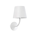 outdoor wall luminaire TOC LED IP65, white matt 