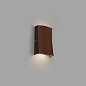 Faro outdoor wall luminaire NAIROBI LED IP54, rust brown 