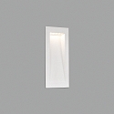 Faro wall recessed luminaire SOUN 105 down, square, indirect IP65, white matt 