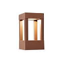 bollard lamp AGRA 200 LED IP54, brown 