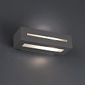 Faro wall luminaire WEST E27 IP54, dark grey 