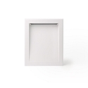 wall recessed luminaire SOUN 193 down, square, indirect IP65, white matt 