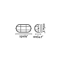 Faro outdoor wall luminaire CABO E27 IP44, brass 