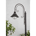 Faro outdoor floor lamp N�UTICA E27 IP33, rust brown 