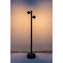 Faro bollard lamp BROT 900 2 flames LED IP65, black 