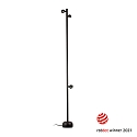 floor lamp BROT 1800 LED IP65, black 