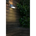 Faro wall luminaire VIEW E27 IP54, dark grey 