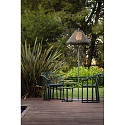 Faro outdoor floor lamp SAIGON E27 IP44, dark grey 