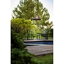 Faro outdoor floor lamp SAIGON E27 IP44, dark grey 