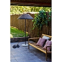 Faro outdoor floor lamp SAIGON E27 IP44, dark grey 
