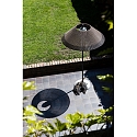 Faro outdoor floor lamp SAIGON E27 IP44, dark grey 