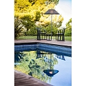 Faro outdoor floor lamp SAIGON E27 IP44, dark grey 