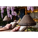 Faro outdoor floor lamp SAIGON E27 IP44, dark grey 