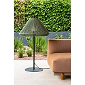 Faro outdoor floor lamp SAIGON OUT E27 IP44, dark grey, olive green 