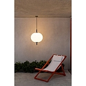 Faro pendant luminaire SAIGON OUT E27 IP44, dark grey 