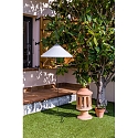 Faro pendant luminaire SAIGON OUT E27 IP44, dark grey 