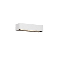 outdoor wall luminaire DORO 220 2 flames LED IP65, white matt 