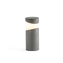 Faro path light BLOCK 350 E27 IP65, concrete grey 