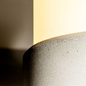 Faro bollard lamp BLOCK 700 E27 IP65, concrete grey 