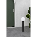 Faro outdoor floor lamp MOON E27 IP44, dark grey 