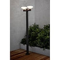 Faro outdoor floor lamp BLUB'S 2 flames E27 IP44, dark grey 
