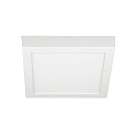 LED Downlight, square, 48W, 4000K, 3800lm, IP20, opal, white