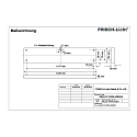 Frisch-Licht LED Surfaced /Pendant grid luminaire, 27W, 4000K, 4200lm, IP20, UGR < 19, DALI dimmable, white