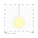 LED Damp-proof luminaire, 25W, 4000K, 2800lm, IP50, opal, white