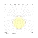 Frisch-Licht LED Damp-proof luminaire, 25W, 3000K, 2800lm, IP50, opal, white