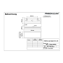 Frisch-Licht LED Damp-proof luminaire, convex, 24W, 3000K, 2900lm, IP40, DALI dimmable, white