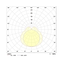 Frisch-Licht LED Damp-proof luminaire, 35W, 4000K, 4500lm, IP50, opal, white